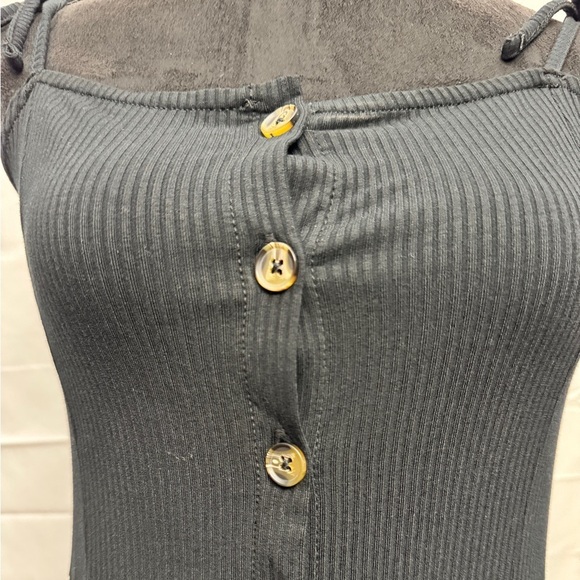 Topshop Sleeveless Mini Dress Black - Picture 4 of 9